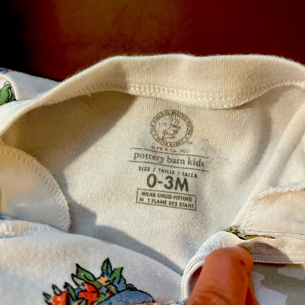 Pottery Barn Peter Rabbit Newborn Pajamas